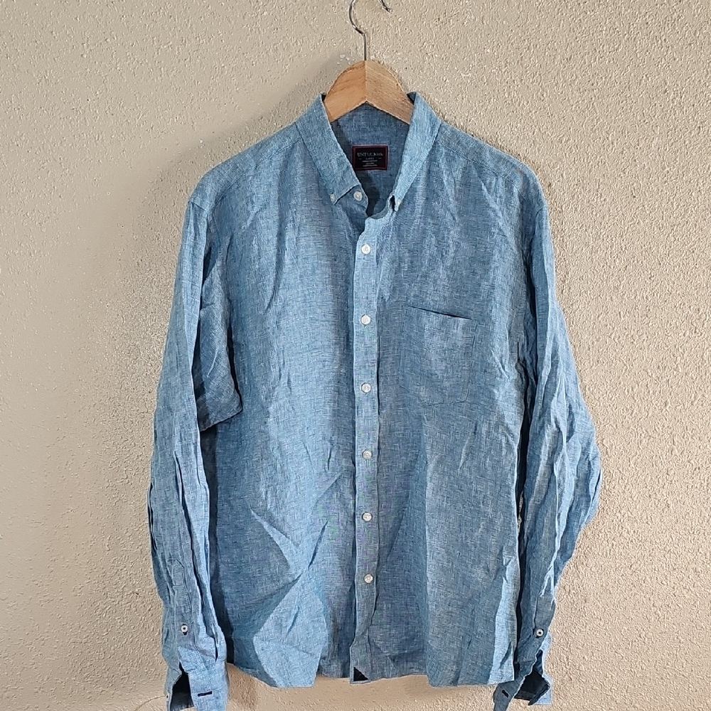 UNTUKit 100% Linen Casual Button-Down Shirt.